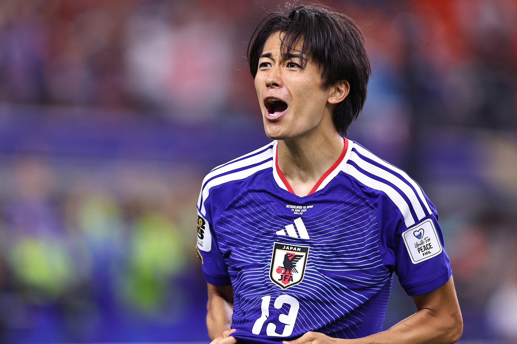 中村敬斗：对位的邓弗里斯将去皇马而自己在法乙，能够进球太棒了