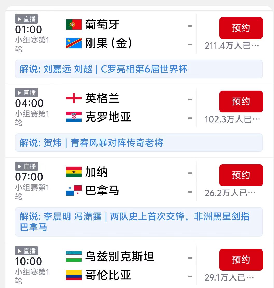 C罗亮相！明天凌晨葡萄牙比赛预约已超210万，超其他场次比赛之和