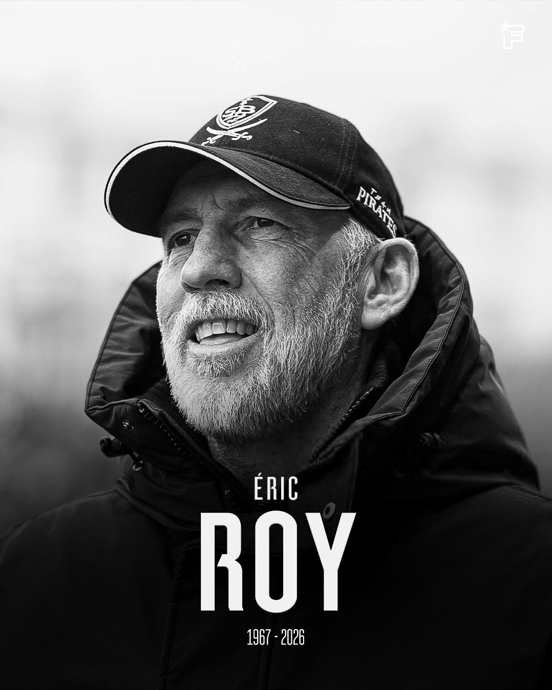 R.I.P.️布雷斯特主帅埃里克·罗伊因胰腺癌去世,终年58岁